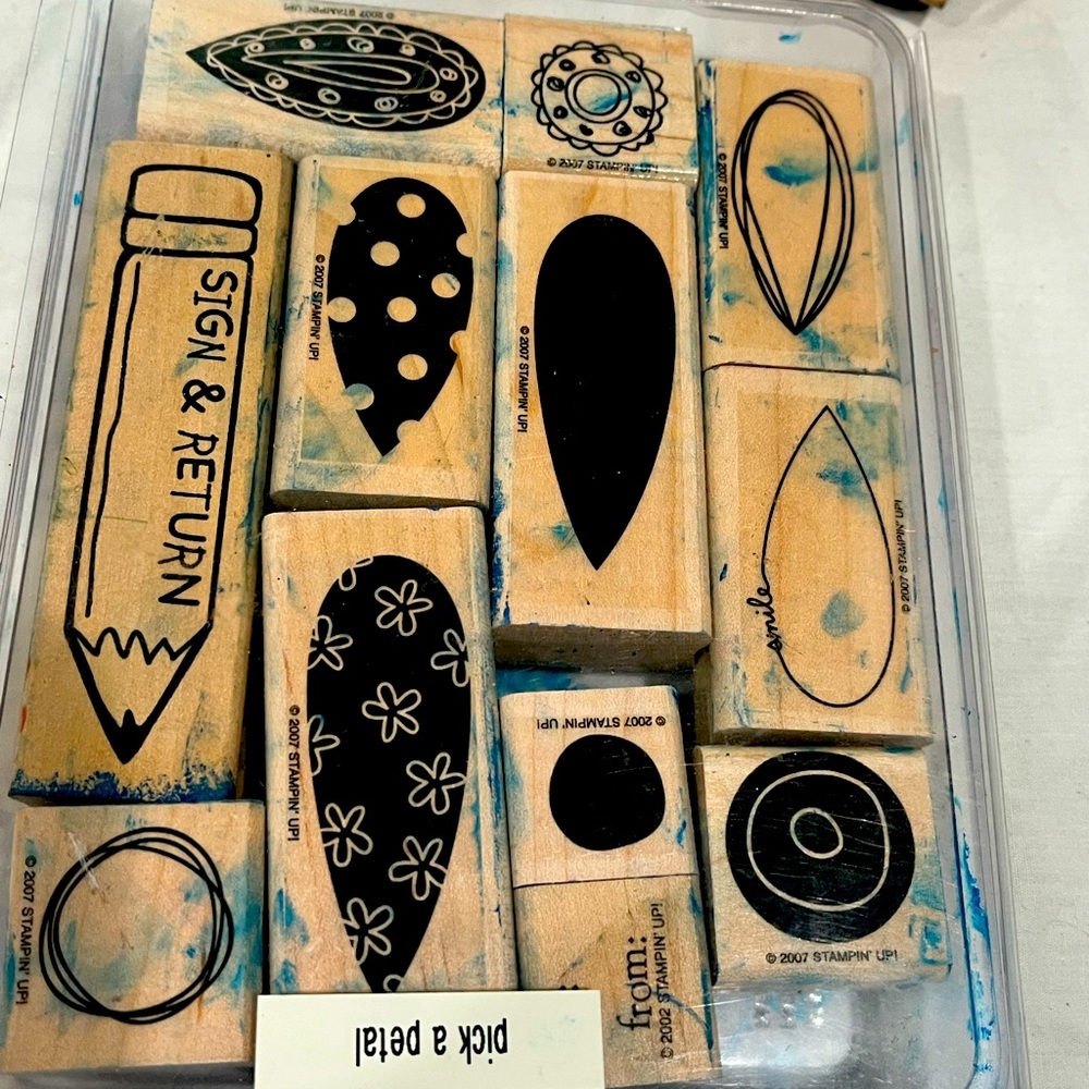Set of 11 Stamps Stampin Up